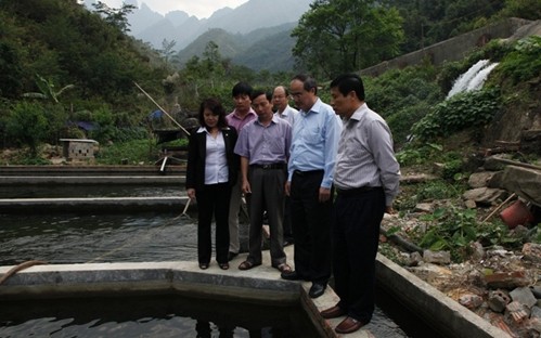 Vize-Premierminister Nhan tagt mit Provinzverwalter in Lai Chau